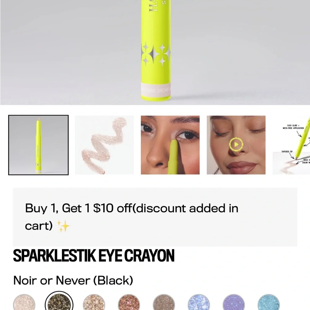 Half Magic Beauty Eyestix in Noir or Never